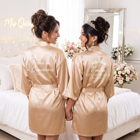 Classic Princess Quinceanera Robe Personalized, Quince Gift - Gifts Are Blue