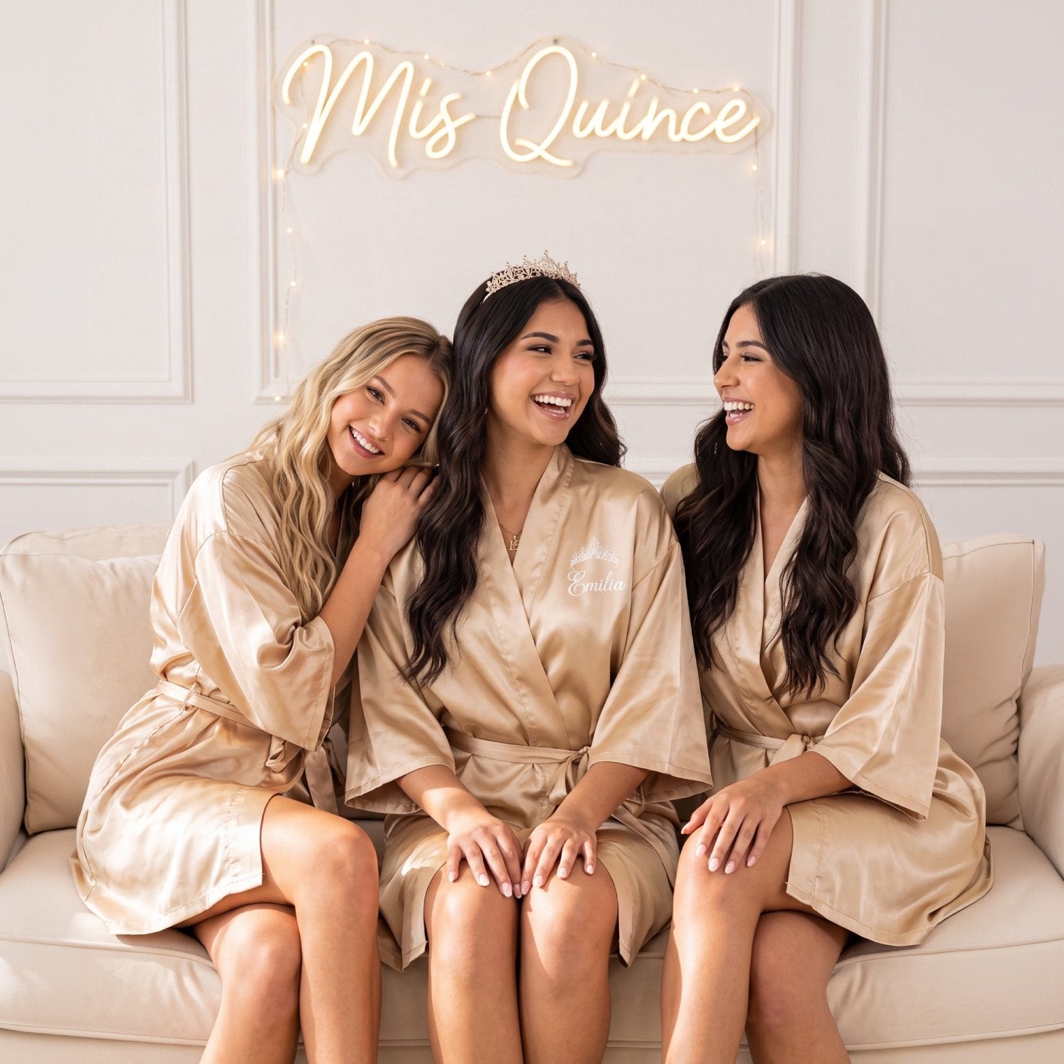 Classic Princess Quinceanera Robe Personalized, Quince Gift - Gifts Are Blue