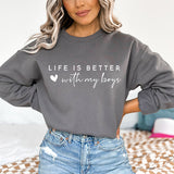 For moms with sons, this cute sweatshirt is the perfect gift idea for mothers day, birthdays and christmas. All SKUs.
