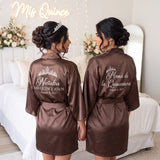 Classic Princess Quince Robe Personalized, Quinceanera Gift