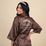 Classic Princess Quince Robe Personalized, Quinceanera Gift