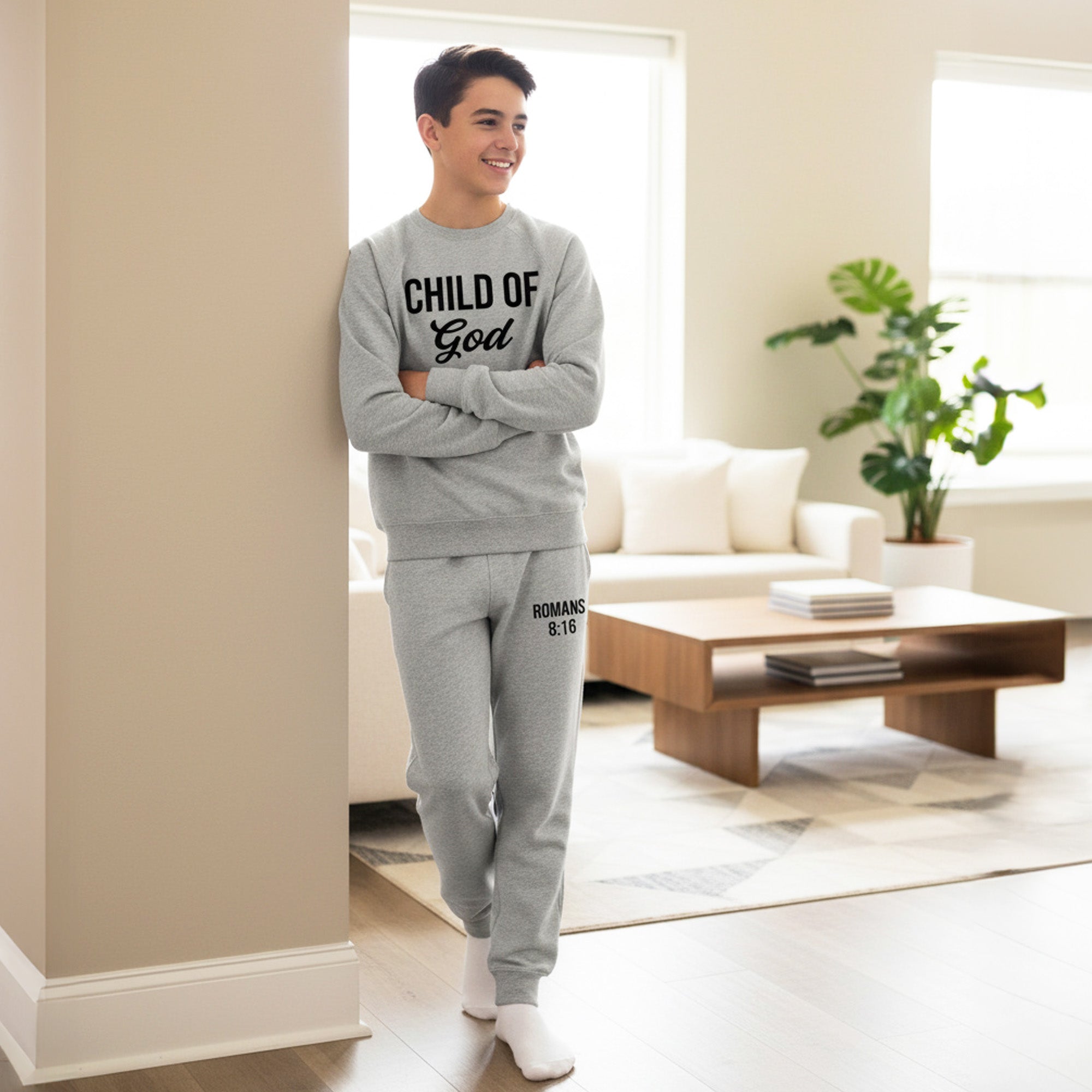 Custom Loungewear Set for Kids to Preteen, Toddler Hoodie no Drawstrings