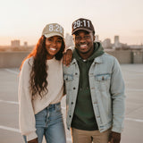 Bible Verse Trucker Hat with Puff Vinyl for Teens, Women and Men