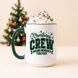 Plaid Christmas Crew Christmas Mug - Gifts Are Blue