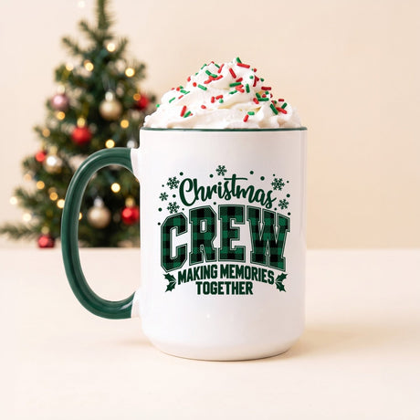 Plaid Christmas Crew Christmas Mug - Gifts Are Blue