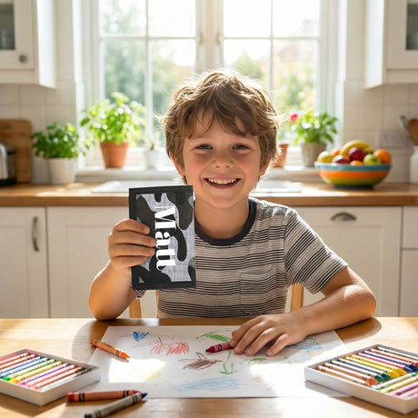 Camo Personalized Wallets for Kids with Name, Gifts for Boys