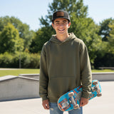 Youth Personalized Snapback Hat with Leather Patch, Gifts for Teen Boys and Kids