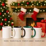 Vintage Christmas Characters Personalized Christmas Mugs for Family and Friends
