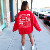 Christmas Taylor's Version Front and Back Sweatshirt - Christmas Sweatshirt - Merry Swiftmas - Sizes S to 5XL