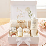 Sweet & Snuggly Personalized Mom Gift Box with Blanket and Fuzzy Socks