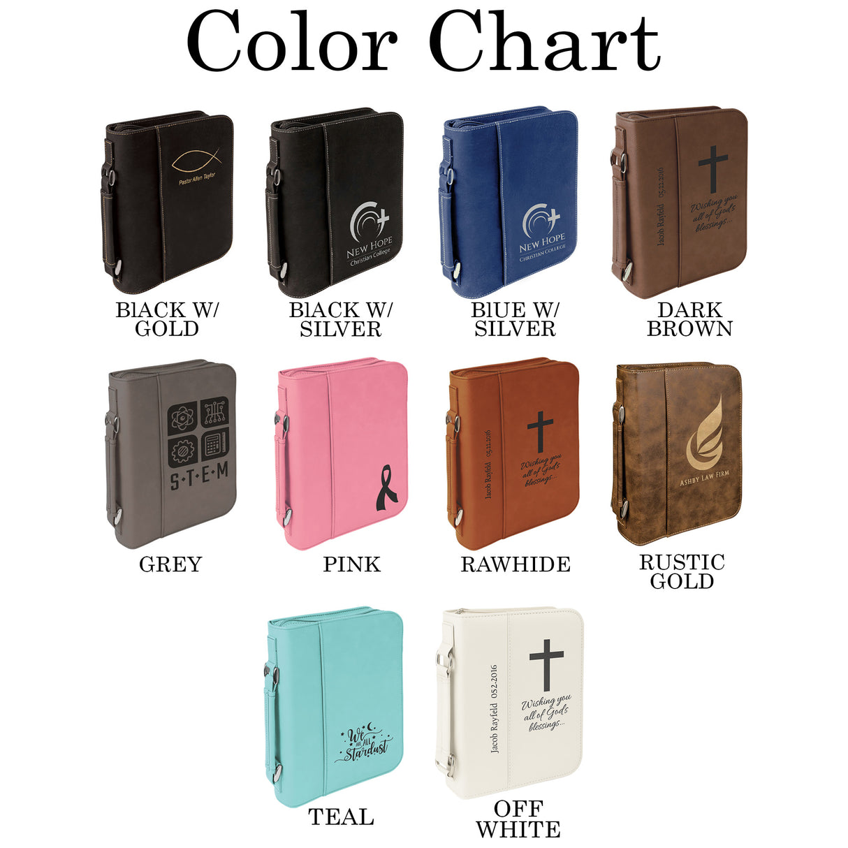 Personalized Bible Covers for Men, Women and Teens, Christian Gifts