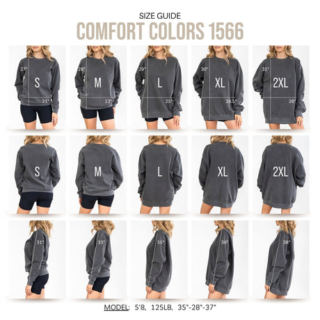 Floral Comfort Colors Graduation Sweatshirt, Class of 2025 Senior Gift for Her, Grad Crewneck - Gifts Are Blue