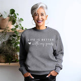 Life is Better With My Grands Mama Sweatshirt - Mom Gift - Custom Mother's Day Gift - Gift For Wife - Mom Birthday Gift - Christmas Gift for Mom