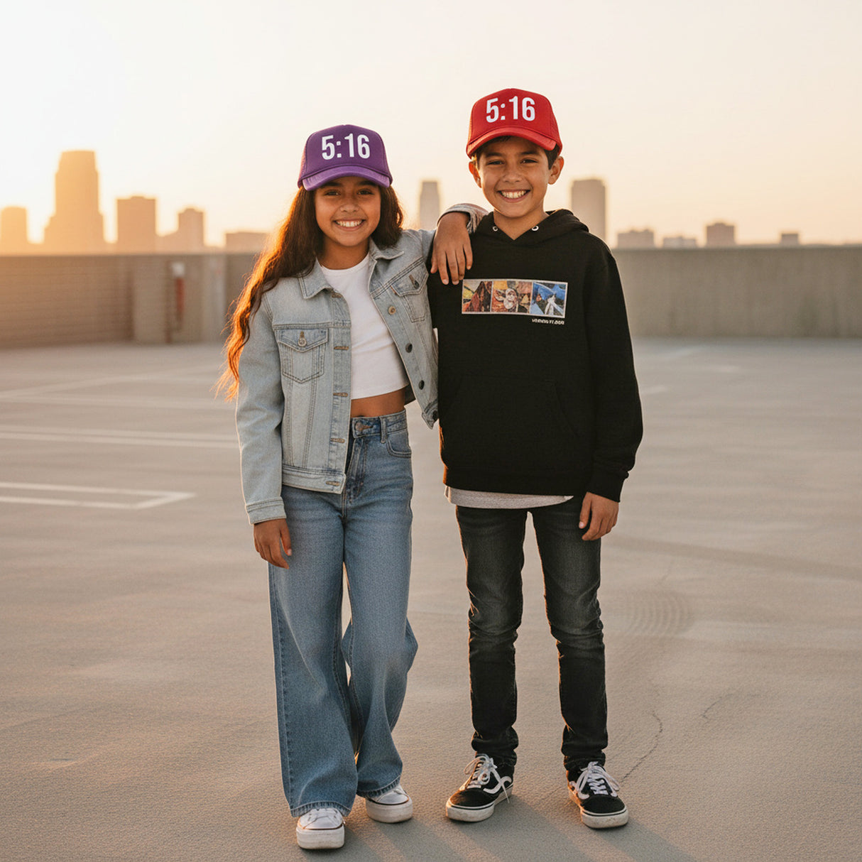 Bible Verse Trucker Hat with Puff Vinyl for Teens, Women and Men