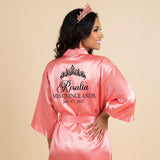 Classic Princess Quince Robe Personalized, Quinceanera Gift