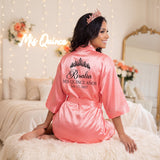 Classic Princess Quince Robe Personalized, Quinceanera Gift