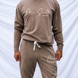 Groom loungewear. Two piece wedding loungewear set for grooms.