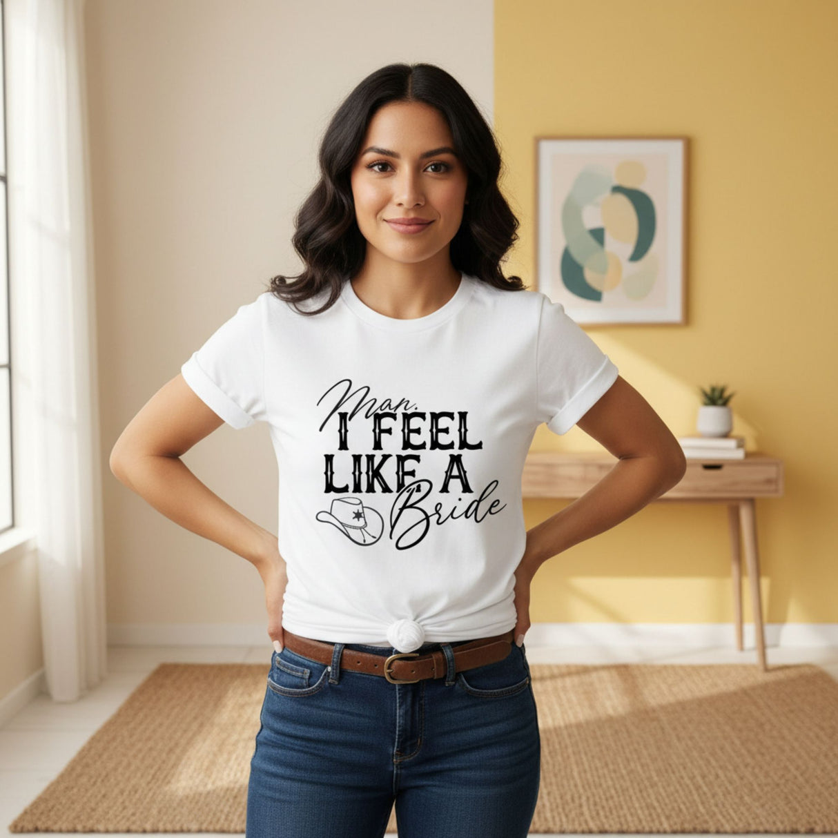 Cowgirl Bride & Bridesmaid Shirts for Western Bachelorette Party