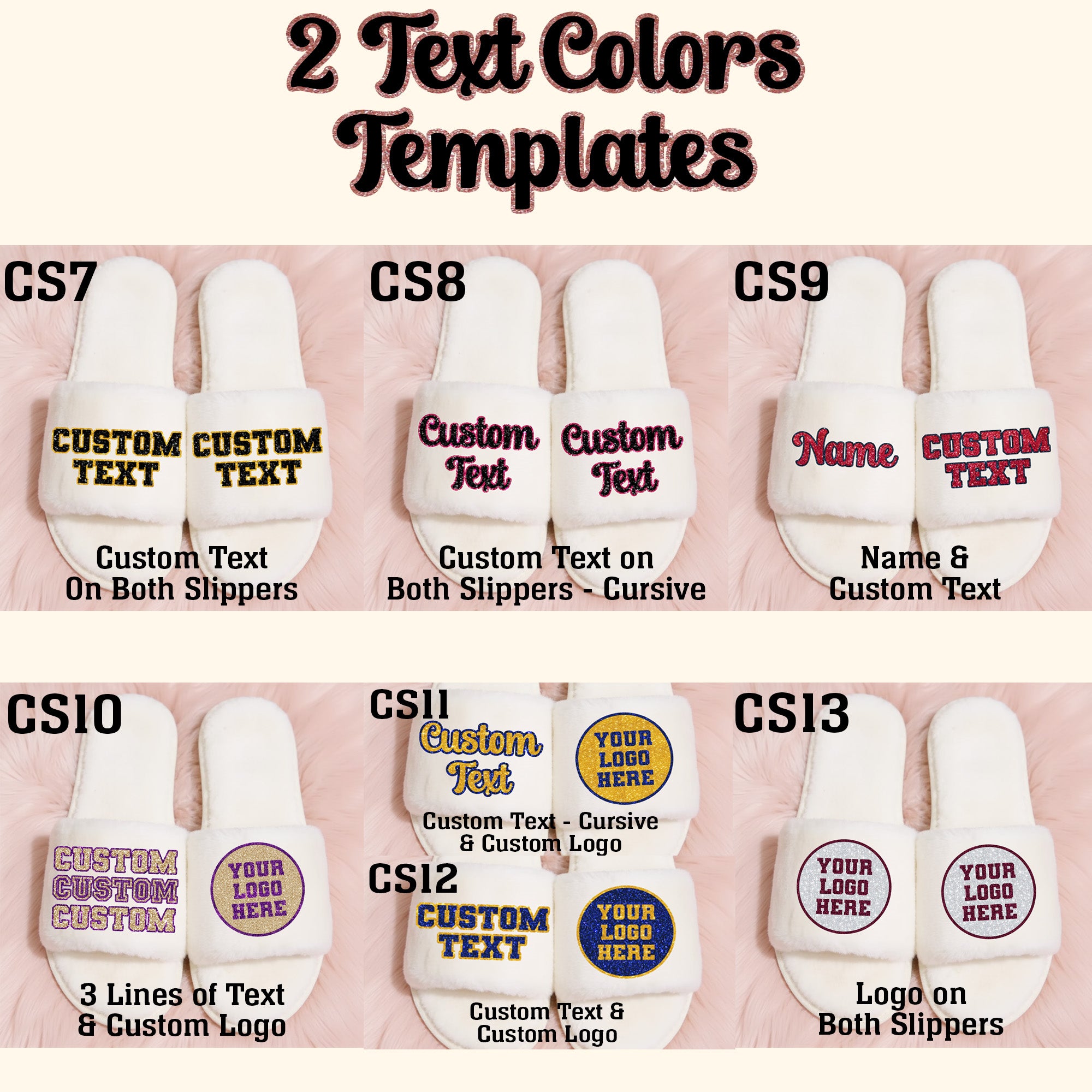 School Pride Slippers for Women, Personalized College Slides for Students and Sororities