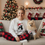 Reindeer Pajamas - Personalized Matching Family Christmas Pajama Set for Youth and Adults