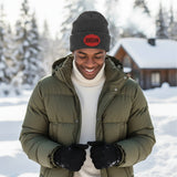 Cuffed Chunky Personalized Beanies for Adults with Name, Custom Gifts for Her and Him