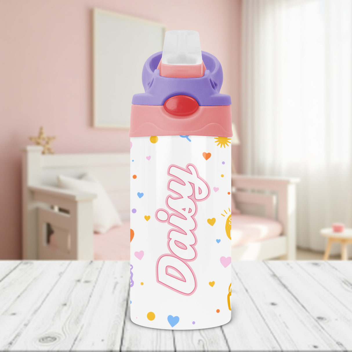 Back to school gift for daughter featuring a personalized affirmation tumbler with her name.