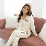 Personalized Mis Quince Años Two Piece Loungewear Set, Quinceañera Gift