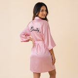 Personalized Rose Pink Robes for Women and Girls