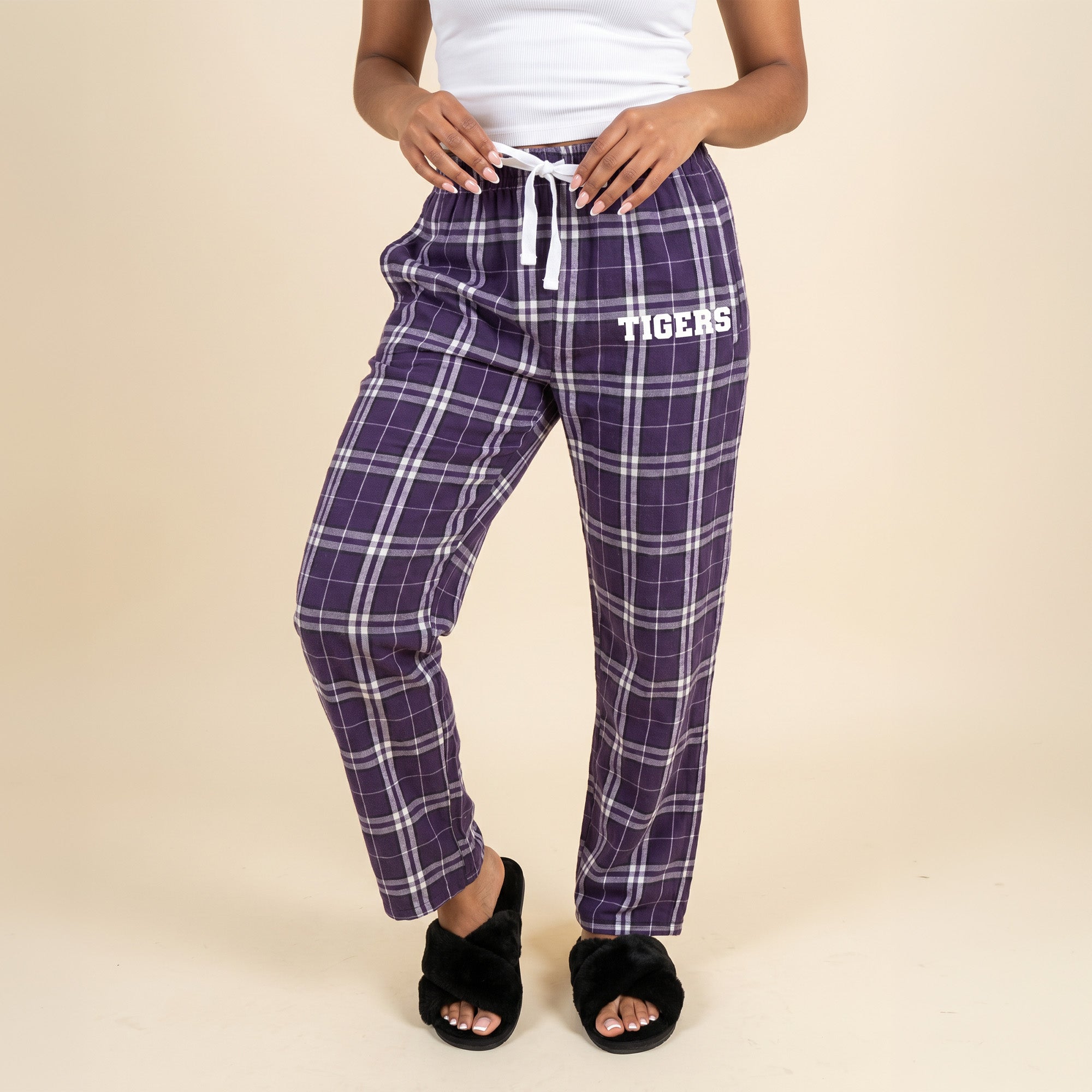 Custom College Pajama Pants for Women, Personalized PJ Pants for College Students