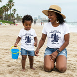 Matching personalized floral beach shirts for families customized for vacation photos, reunions, and cruise wear.