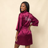 Personalized Wine Burgundy Robes for Women and Girls