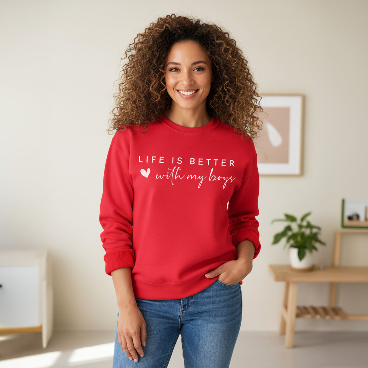 Life is better with my boys mom gift. Custom gift idea for moms with a son or sons. All SKUs.