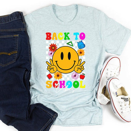 Retro back to school tees for young boys and girls, ages 4 to 10.  Shirts are made to order and available as crewneck, long sleeve or sweatshirt. all SKUs