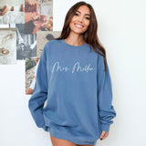 Cute simple wife sweatshirt. New bride sweatshirt.