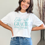 Matching party shirts customized with names and locations for bachelorette weekend or birthday party. Soft and stylish custom tees with retro Social Club logo.