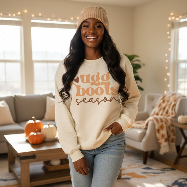 Ugg boots season sweatshirt for the holidays. All SKUs