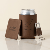 3 Piece Personalized Groomsmen Proposal Gift Set - Gifts Are Blue