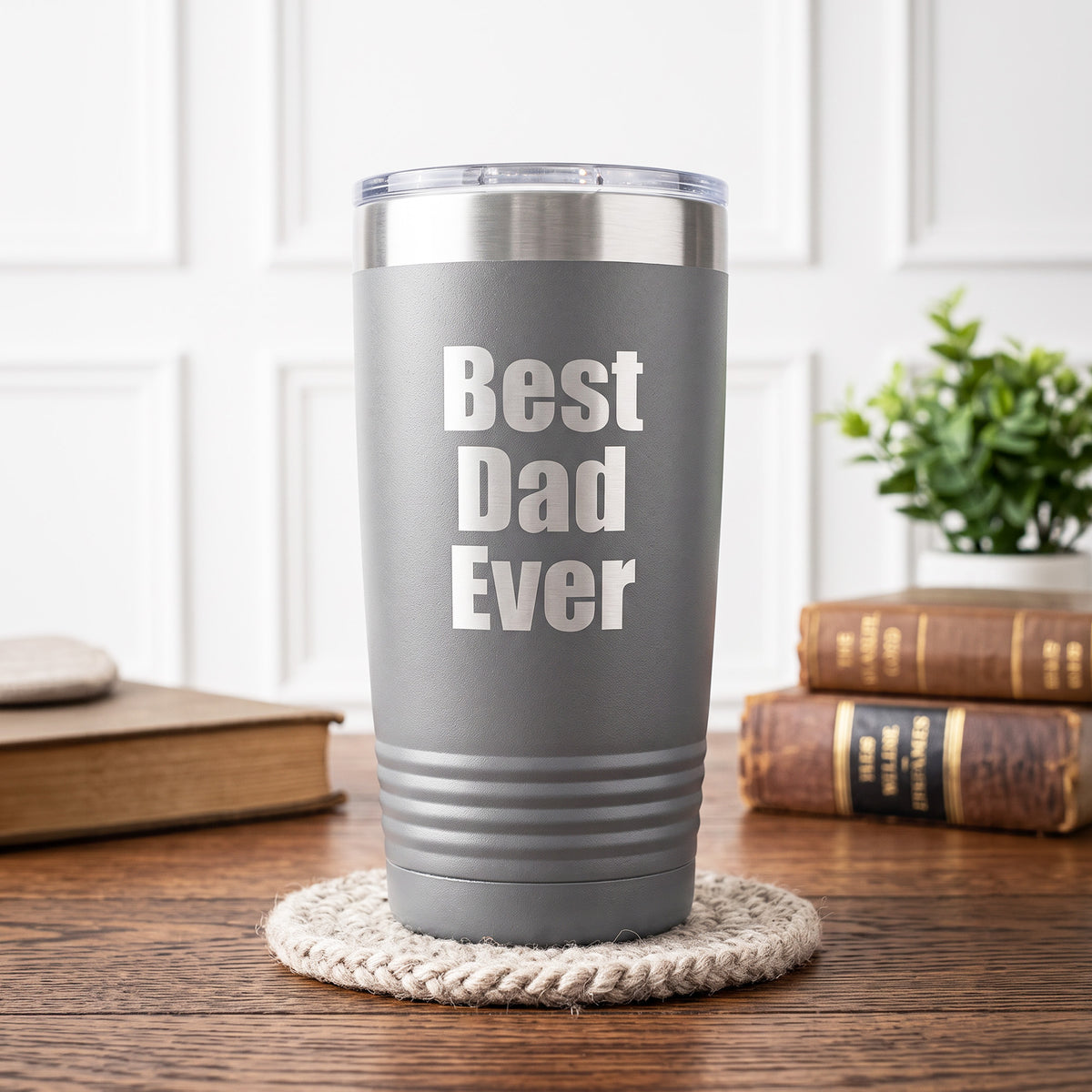 Best Dad Ever Engraved 20oz Polar Camel Tumbler with Gift Box