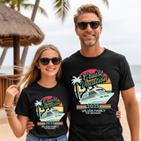Matching dad and daughter shirts for family cruise. Custom shirts for family trips or reunion for family photos. 