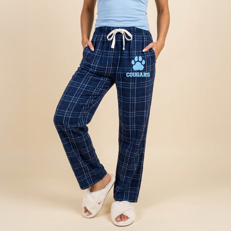 Custom College Pajama Pants for Women, Personalized PJ Pants for College Students