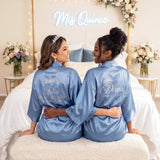 Classic Princess Quince Robe Personalized, Quinceanera Gift
