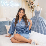 Classic Princess Quince Robe Personalized, Quinceanera Gift