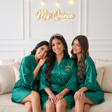 Classic Princess Quince Robe Personalized, Quinceanera Gift
