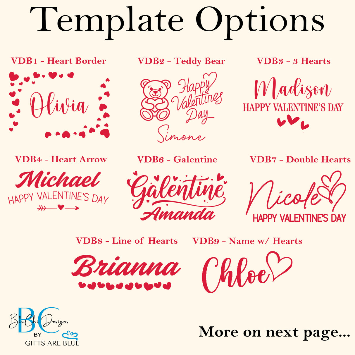 Multi Design Personalized Empty Valentine's Gift Box w Magnetic Lid, Bow and Crinkle Paper