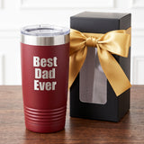 Best Dad Ever Engraved 20oz Polar Camel Tumbler with Gift Box