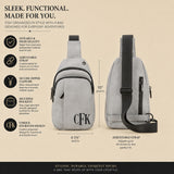 Explorer Custom Sling Bags for Men Engraved with Monogram or Name