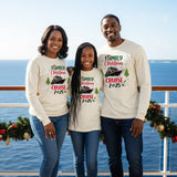 Colorful Cruise Personalized Family Christmas Vacation Shirts with Name