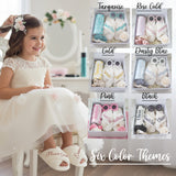 Flower Girl Proposal Bundle Gift Box, Personalized Gift from Bride for Wedding, Sunflower Bundle