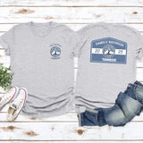 Custom family reunion shirts personalized with your family name, perfect matching shirts for group photos.