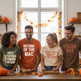 Comfort Colors Funny Custom Thanksgiving Sayings Shirts for Family, Kids, Groups and Friendsgiving
